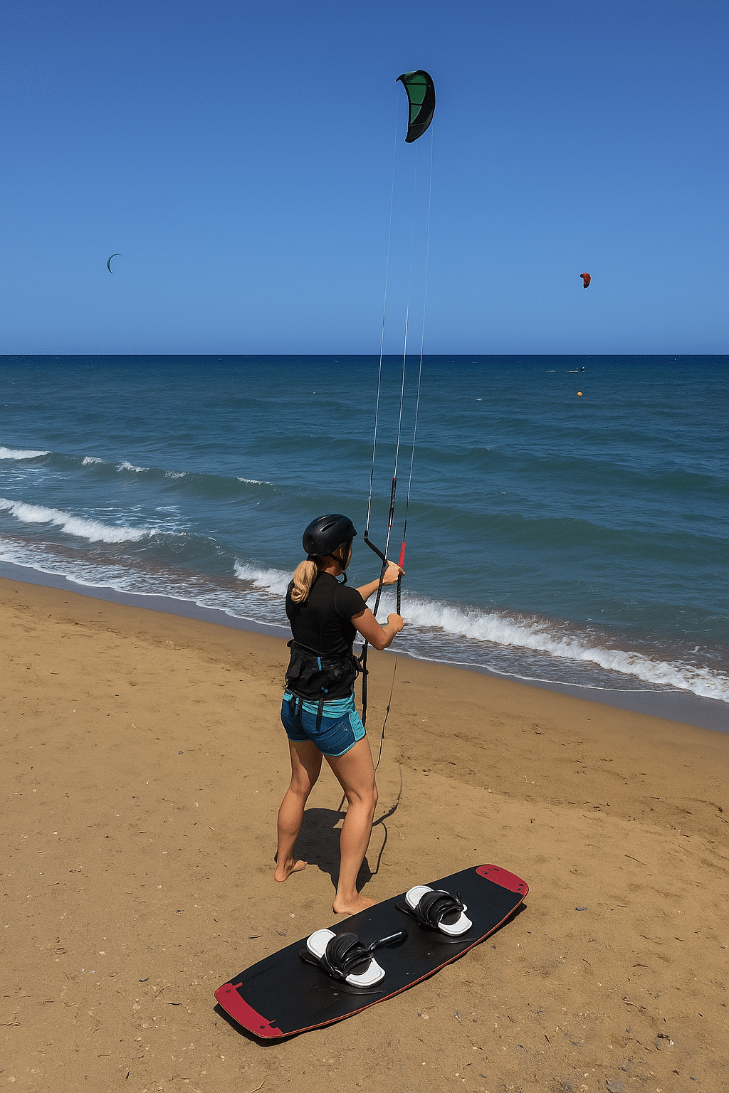 alagadi beach paraşüt sörfü