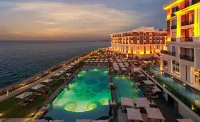 kaya palazzo girne genel fotoğraf akşam üstü